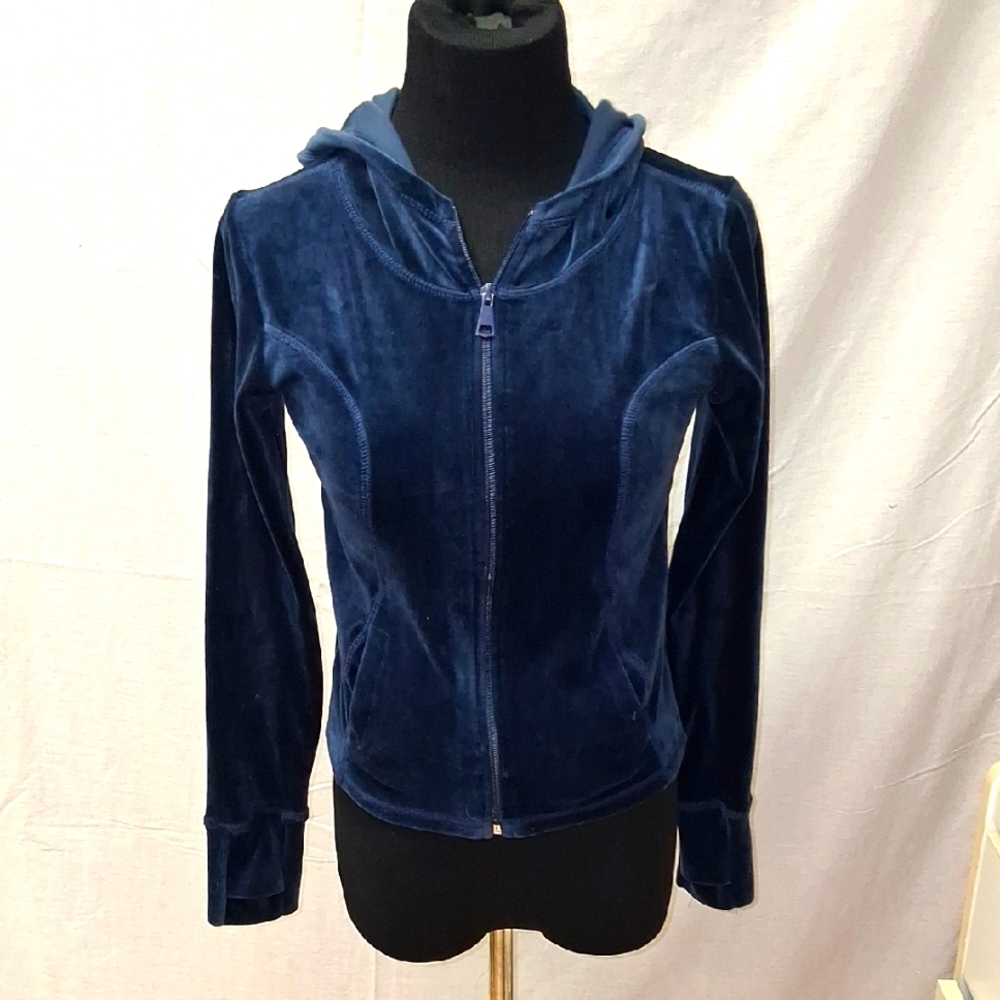 Navy Blue Zip Up Hoodie